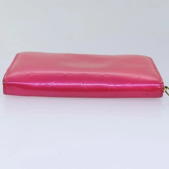 LOUIS VUITTON Monogram Vernis Eldridge Wallet Fuchsia Pink M91240 LV Auth 93651 - Picture 5 of 16